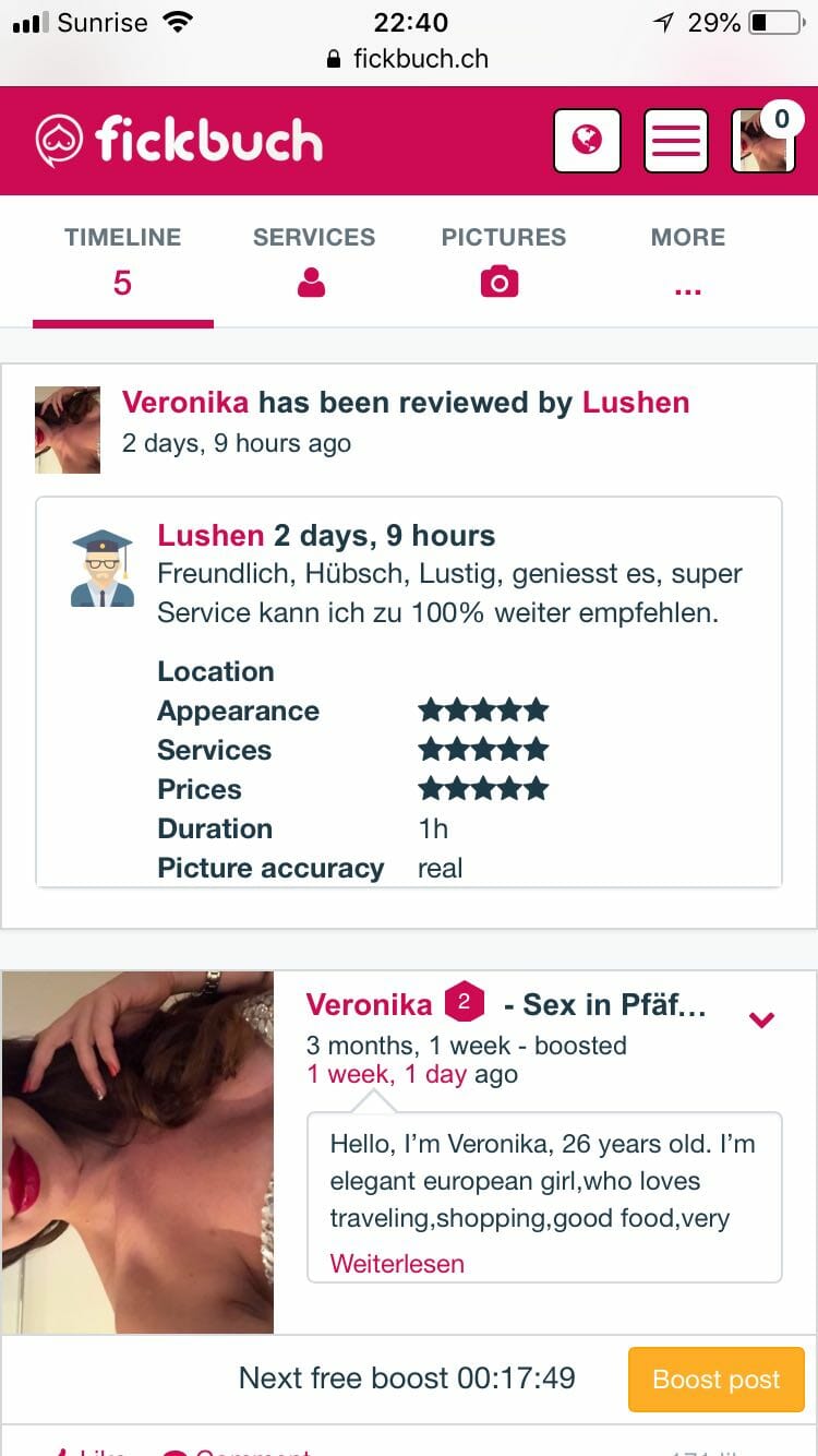 REVIEW of VERONIKA: Someone enjoyed her company very much! ;-)