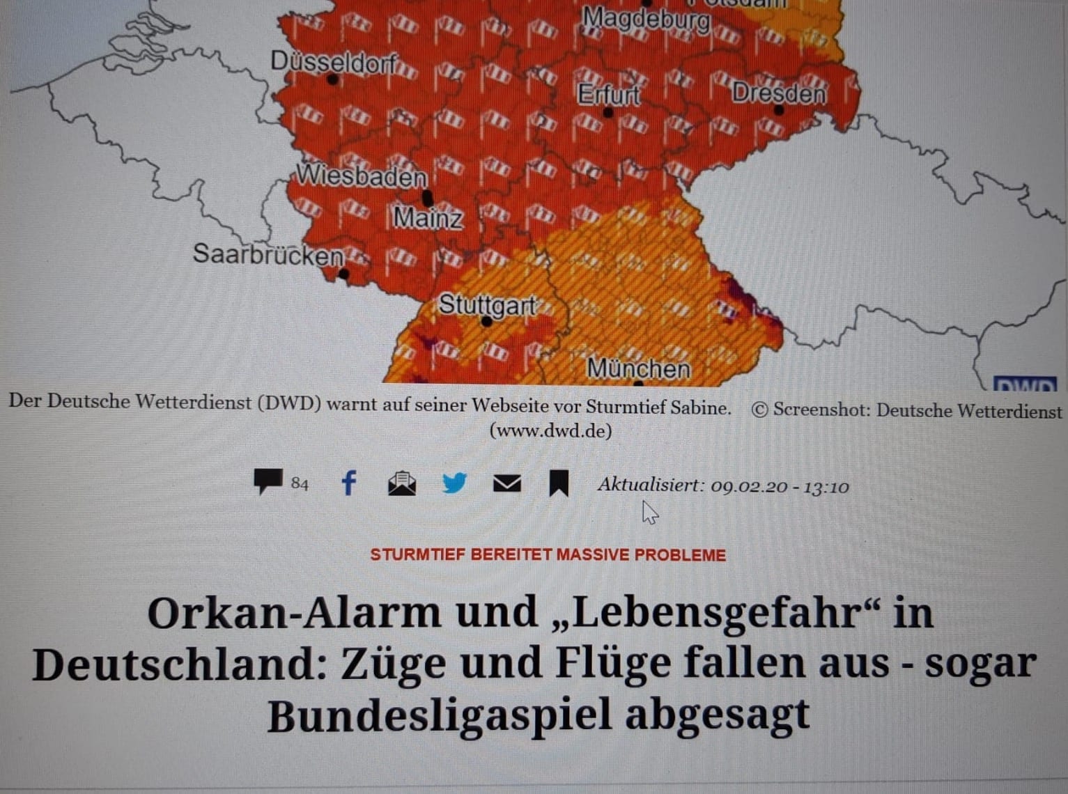 Storm over South Germany : a few Models will not be available in Switzerland before Tuesday.