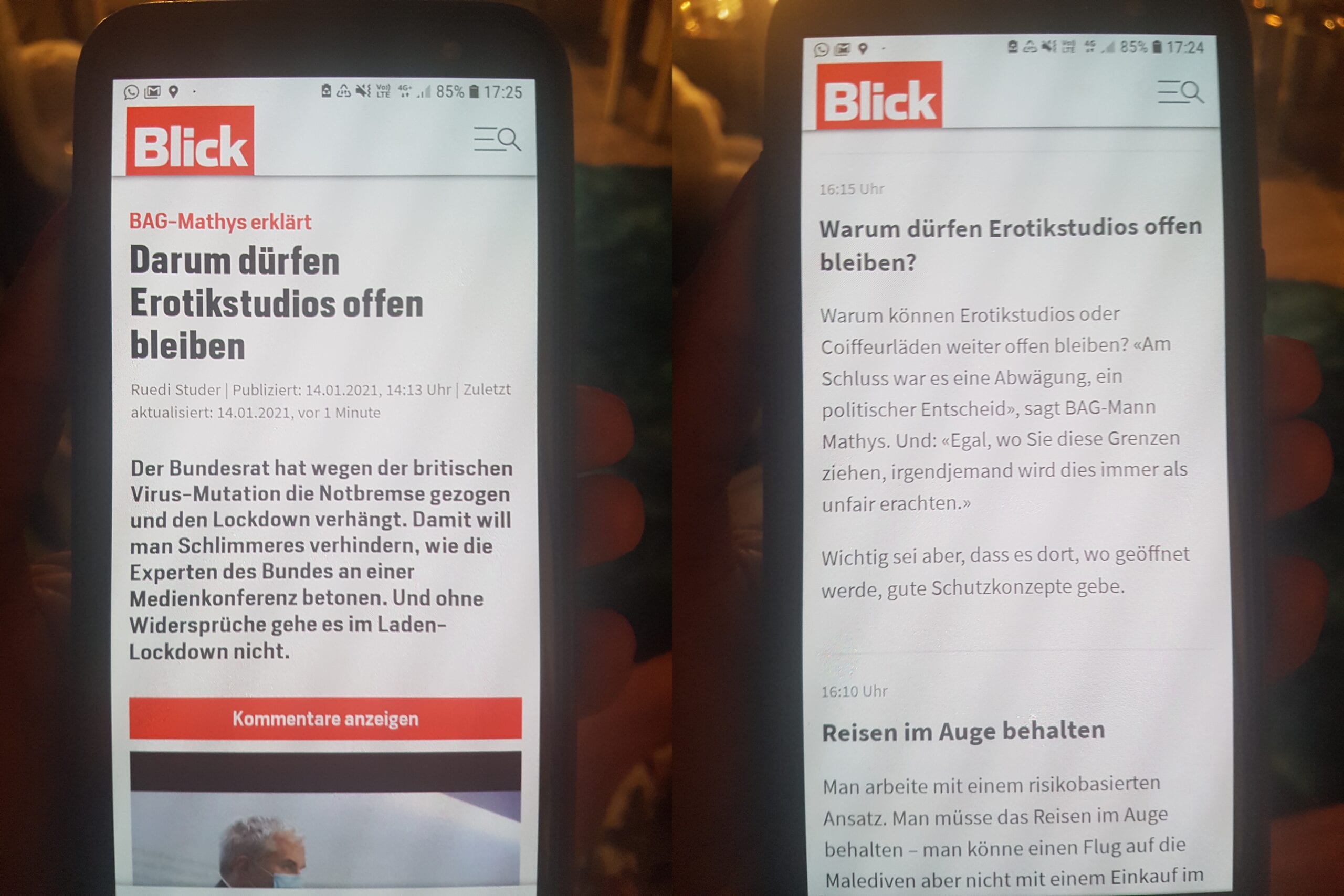 Darum dürfen sie offen bleiben…